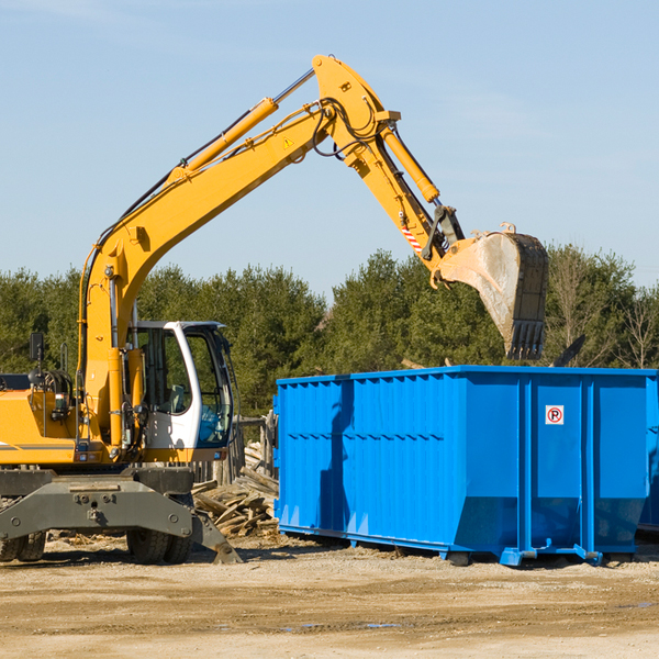 what size residential dumpster rentals are available in Galen